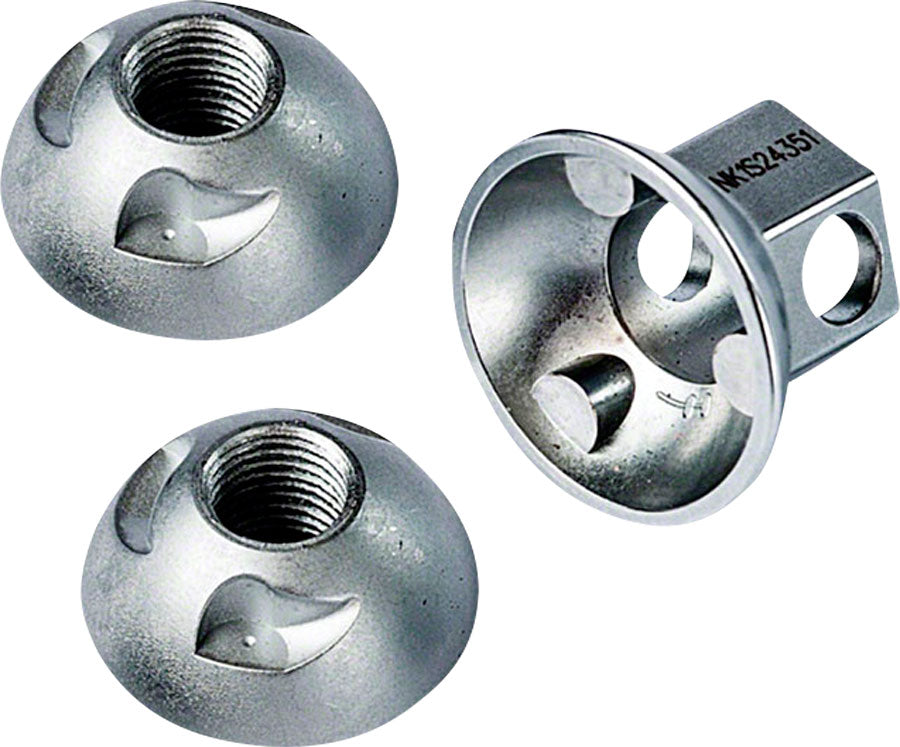 Pinhead 3/8" Solid Axle Locking Nuts