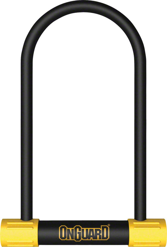 OnGuard BullDog Series U-Lock - 4.5 x 11" Keyed BLK/YLW Includes bracket