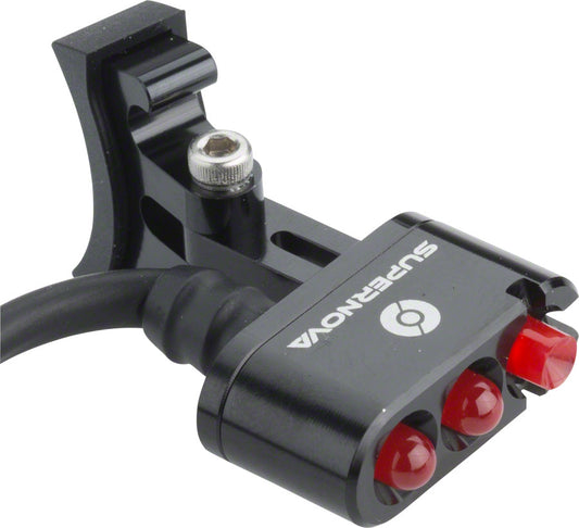 Supernova E3 2 Taillight: Seatpost Mount AC Current Black