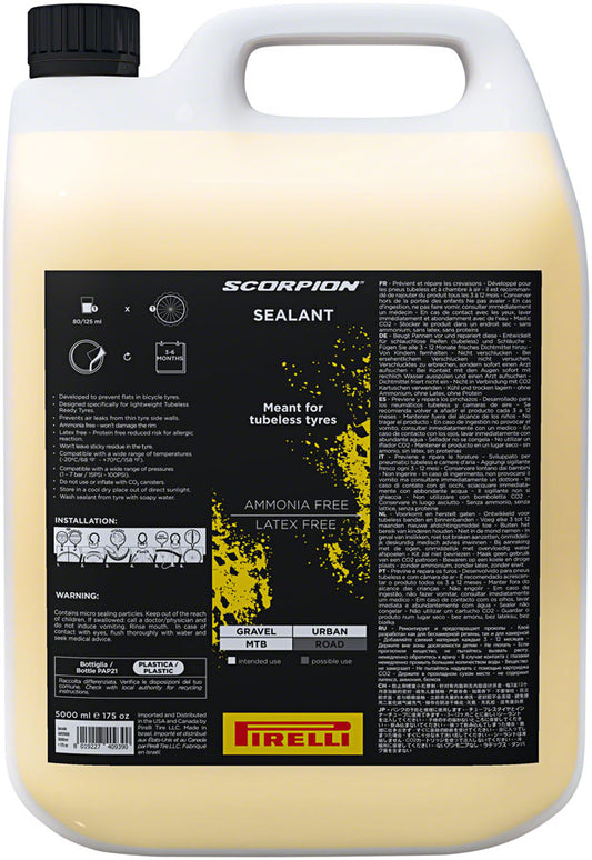 Pirelli Scorpion SmartSeal Tubeless Sealant - 1 Gallon Eco Sealant