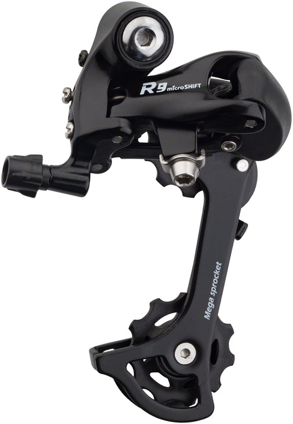 microSHIFT R9 Rear Derailleur - 910 Speed Medium Cage Black ...