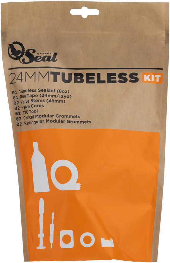 Orange Seal Tubeless Conversion Kit - 24mm Rim Tape – FirstFlightBikes