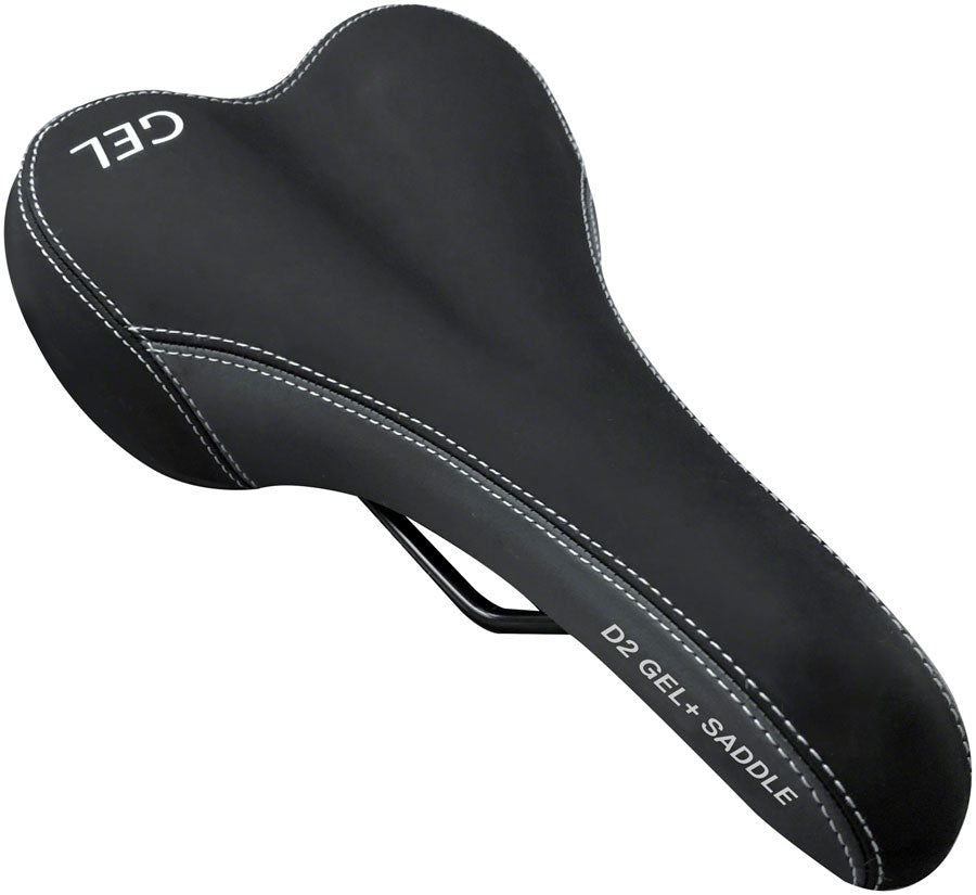 Delta D2 Comfort Gel + Saddle - Steel Black