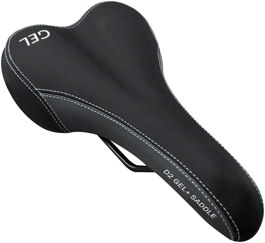Delta D2 Comfort Gel + Saddle - Steel Black