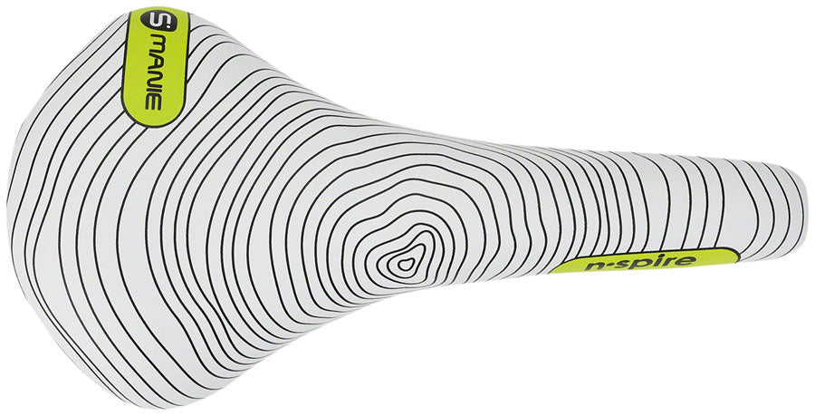 Smanie N.Spire Saddle - Chromoly Microfiber White 136