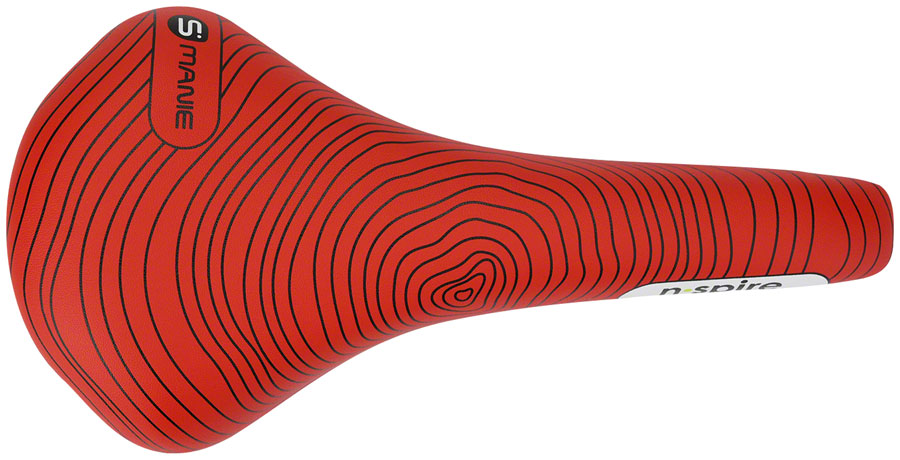 Smanie N.Spire Saddle - Chromoly Microfiber Red 136