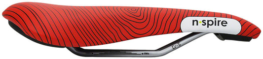 Smanie N.Spire Saddle - Chromoly Microfiber Red 136