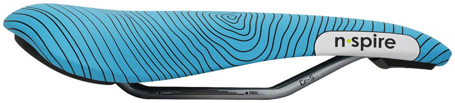 Smanie N.Spire Saddle - Chromoly Microfiber Blue 136