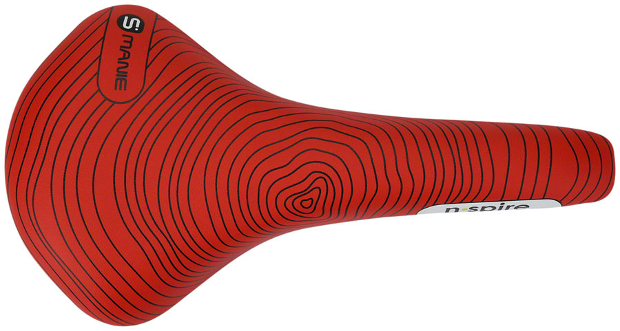 Smanie N.Spire Saddle - Chromoly Microfiber Red 146