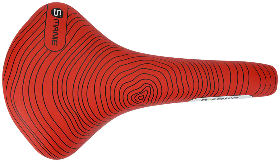 Smanie N.Spire Saddle - Chromoly Microfiber Red 156