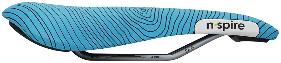 Smanie N.Spire Saddle - Chromoly Microfiber Blue 156