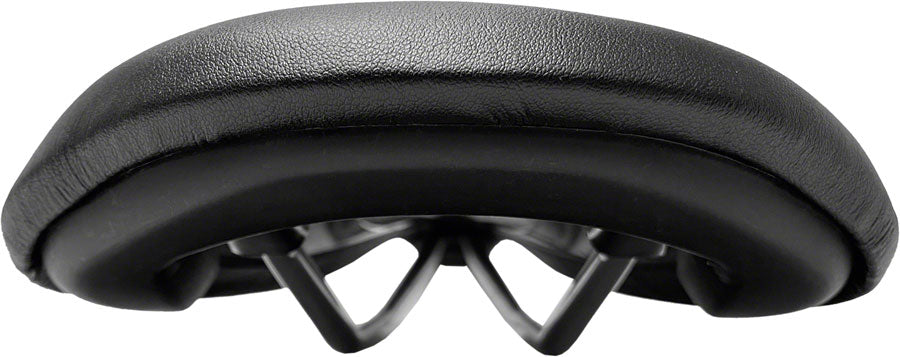 Smanie N.Spire Saddle - Chromoly Polyurethane Sport Cover Black 146