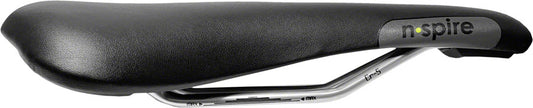 Smanie N.Spire Saddle - Chromoly Polyurethane Sport Cover Black 146
