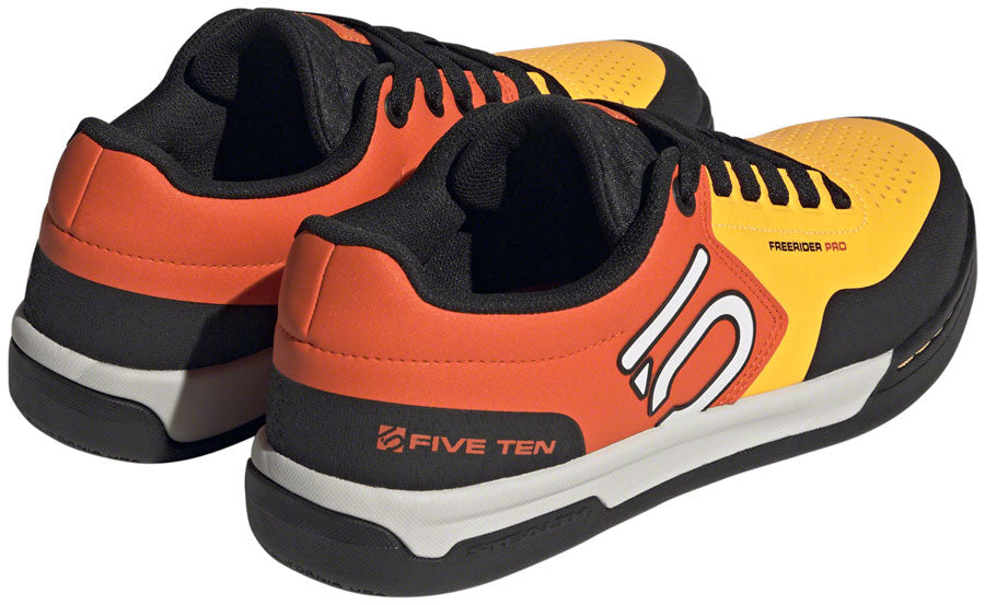 Five Ten Freerider Pro Flat Shoes - Mens Solar Gold/Ftwr White/Impact Orange 13