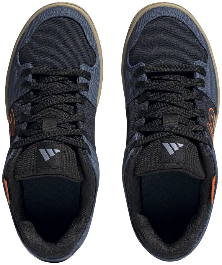 Five Ten Freerider Canvas Flat Shoes - Mens Core Legend Ink/Wonder Steel/Impact Orange 10.5