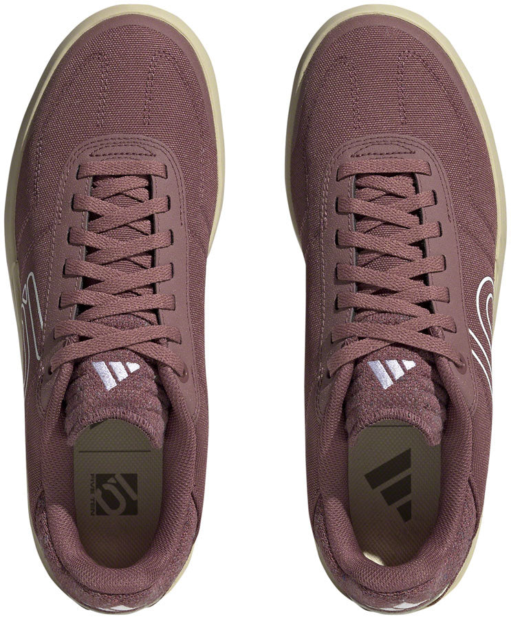 Five Ten Sleuth Deluxe Canvas Flat Shoes - Womens Quiet Crimson/Ftwr W   FirstFlightBikes
