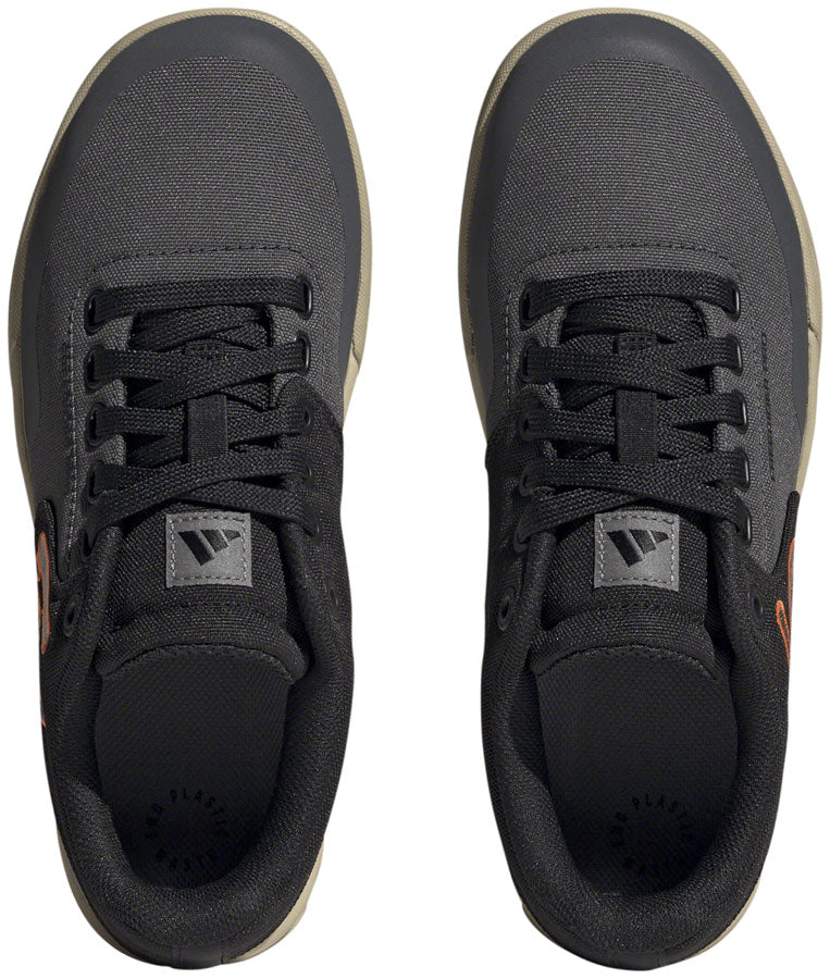 Five Ten Freerider Pro Canvas Flat Shoes - Womens Gray Six/Gray Four/Impact Orange 6.5