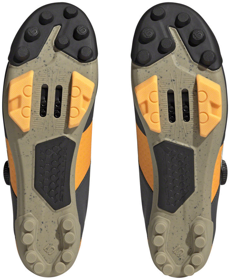 Five Ten Kestrel BOA Mountain Clipless Shoes - Mens Core BLK/Ftwr White/Impact Orange 8.5
