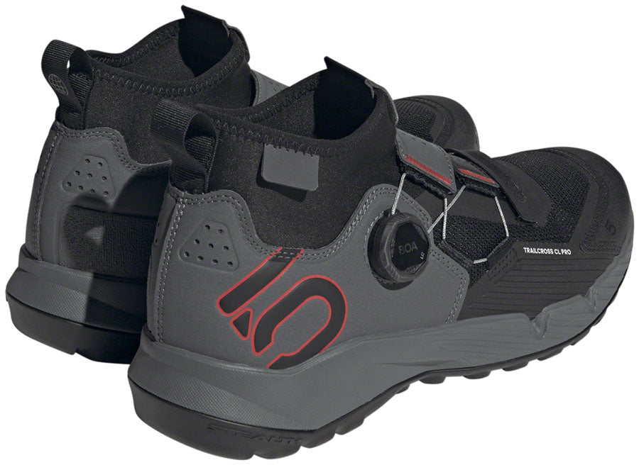Five Ten Trailcross Pro Mountain Clipless Shoes - Mens Gray Five/Core BLK/Red 8
