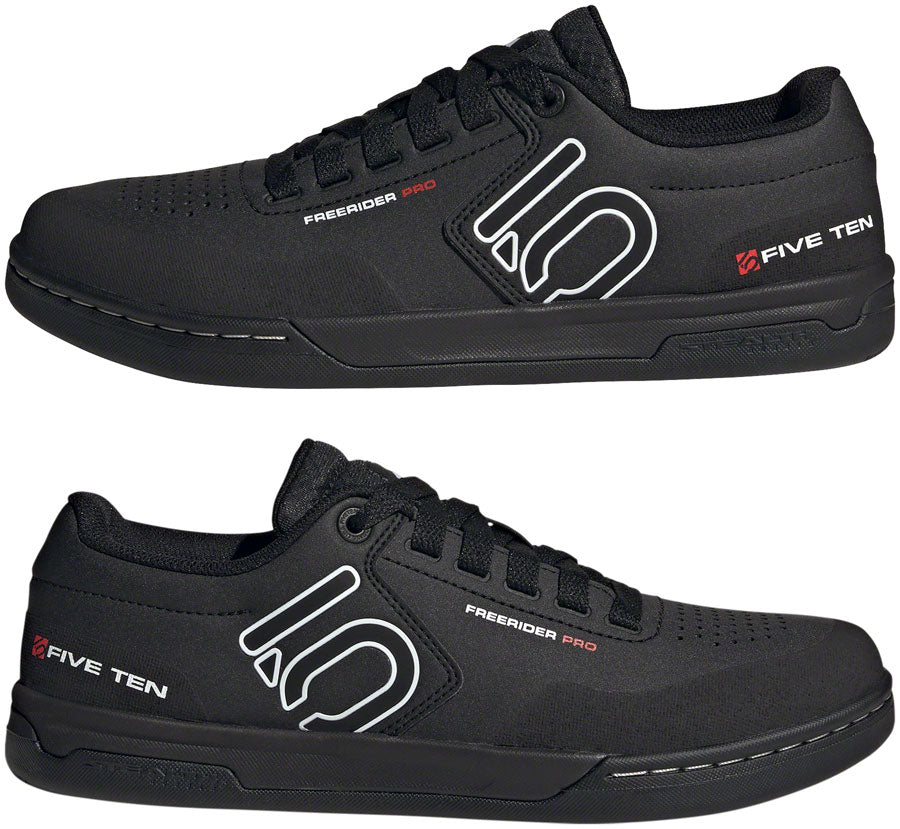 Five Ten Freerider Pro Flat Shoes - Mens Core BLK/Ftwr White/Ftwr White 9.5