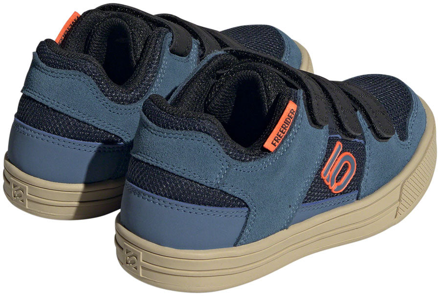 Five Ten Freerider Kids VCS Flat Shoes - Youth Legend Ink/Wonder Steel/Impact Orange 2.5K
