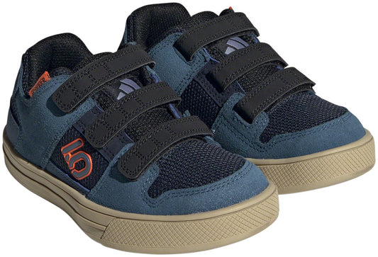 Five Ten Freerider Kids VCS Flat Shoes - Youth Legend Ink/Wonder Steel/Impact Orange 2K