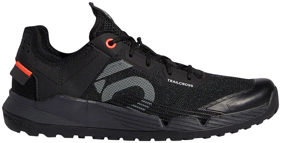 Five Ten Trailcross LT Flat Shoes  -  Womens Core BLK / Gray Two / Solar Red 7