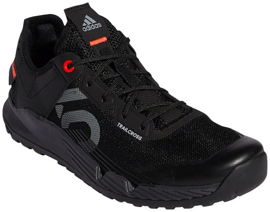Five Ten Trailcross LT Flat Shoes  -  Womens Core BLK / Gray Two / Solar Red 7