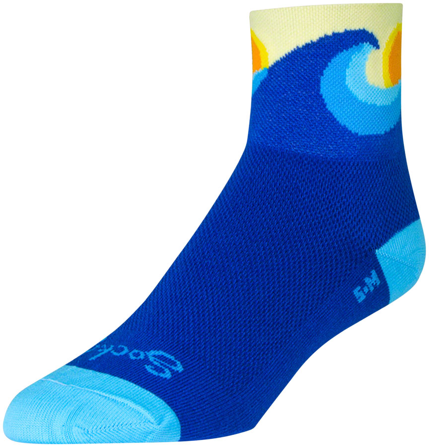SockGuy Classic Swell Socks - 3" Blue Large/X-Large