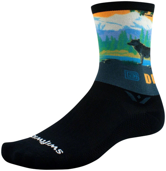 Swiftwick Vision Six Impression National Park Socks - 6" Denali Small