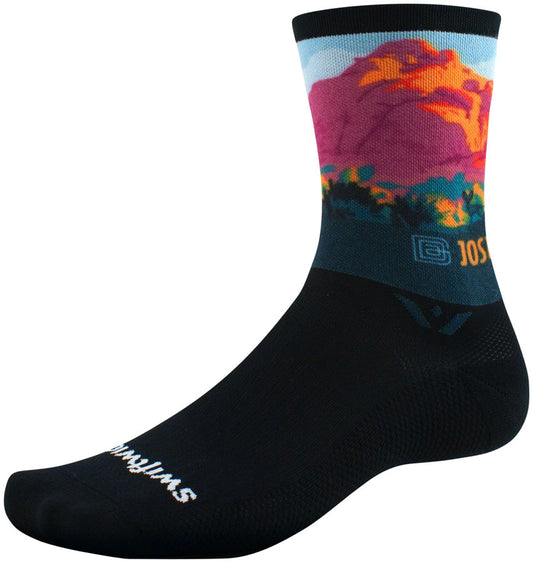 Swiftwick Vision Six Impression National Park Socks - 6" Joshua Tree Small