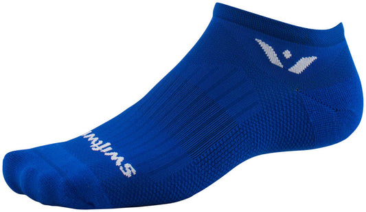 Swiftwick Aspire Zero Socks - No Show Cobalt Medium