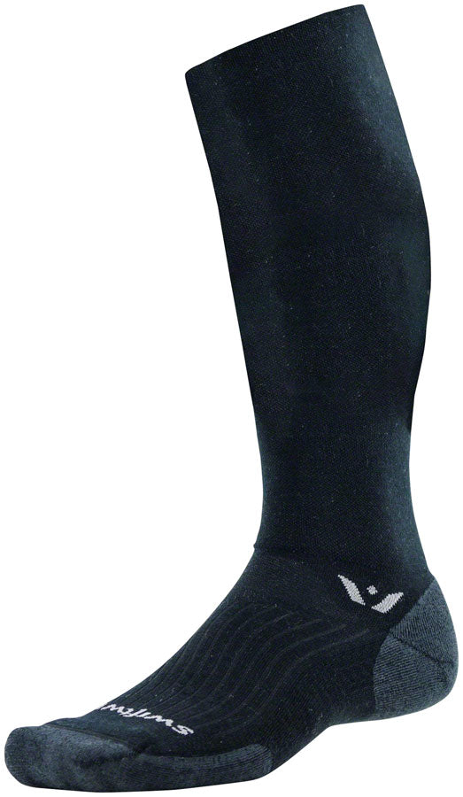 Swiftwick Pursuit Twelve Wool Socks - 12" Black X-Large