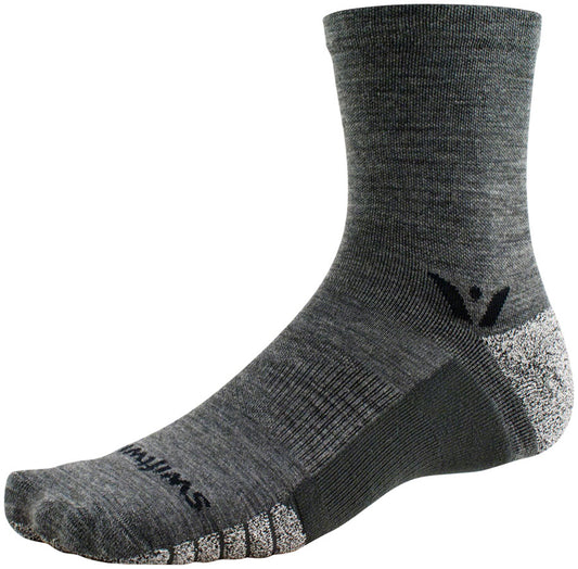 Swiftwick Flite XT Trail Five Socks - 5" Heather Small