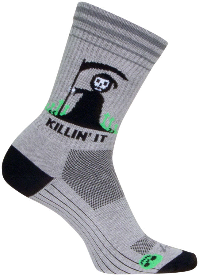 SockGuy Killin It Crew Sock - 6" Small/Medium