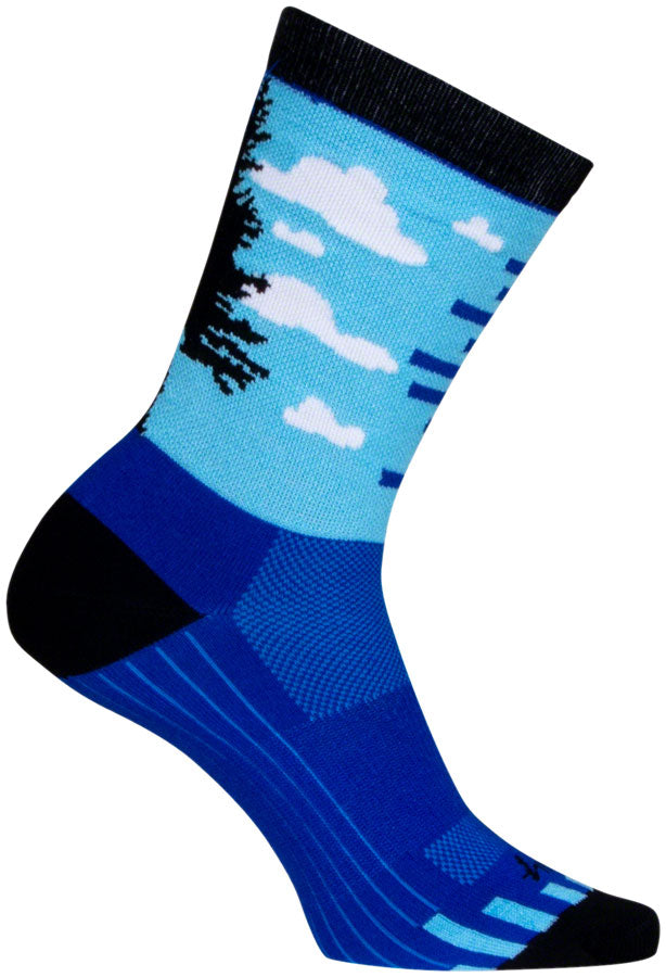 SockGuy Night and Day Crew Sock - 6" Large/X-Large