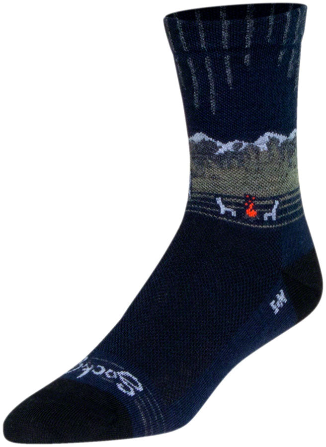 SockGuy Wild Wool Socks - 6" Small/Medium