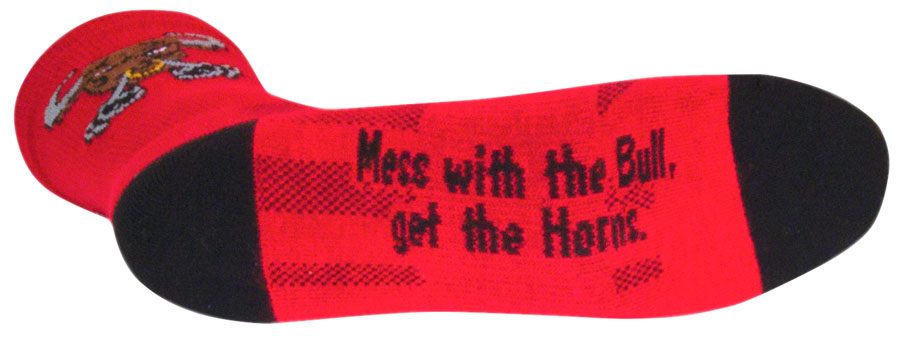 SockGuy Crew Bullish Socks - 6" Red Large/X-Large
