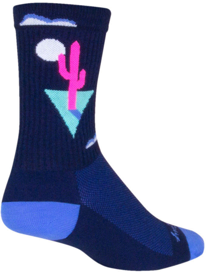 SockGuy Crew Cactal Socks - 6" Blue Large/X-Large