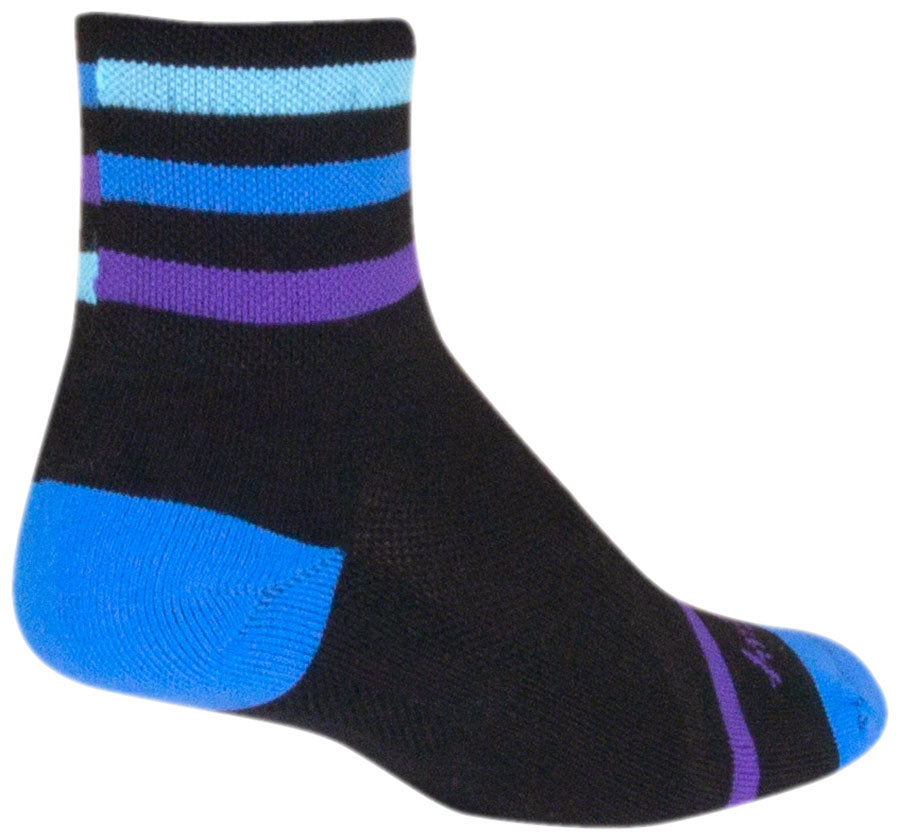 SockGuy Classic Royalty Socks - 3" Black Large/X-Large