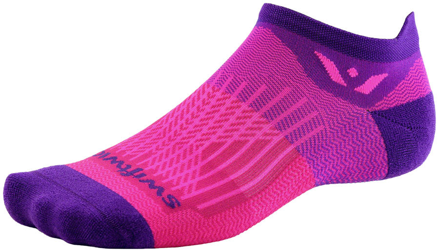 Swiftwick Aspire No Show Socks - Purple Small