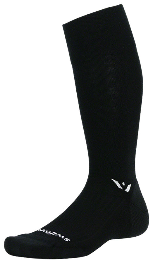 Swiftwick Pursuit Knee High Socks - 12" Black Large