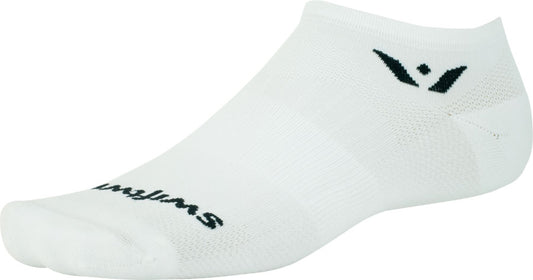 Swiftwick Aspire Zero Socks - No Show White Large