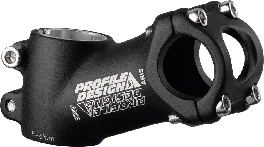 Profile Design Aris Stem - 90mm 26 Clamp +/-25 1 1/8" Aluminum Black