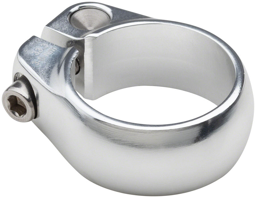 Salsa Lip-Lock Seat Collar 33.3mm Silver