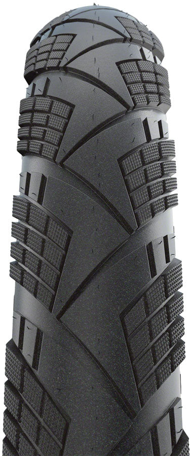 Schwalbe Marathon Efficiency Tire - 700 x 50 / 28 x 2 Clincher Folding BLK/Reflective Evolution Line Super Race Addix Race E-50