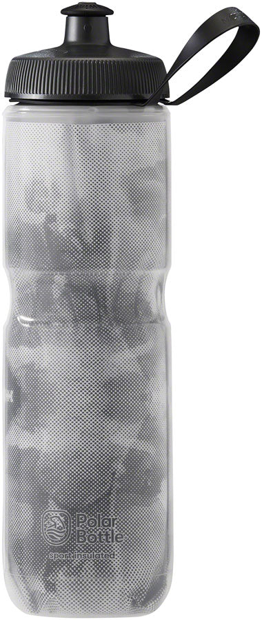 Polar Bottles Sport Insulated Fly Dye Water Bottle - 24oz Monochrome