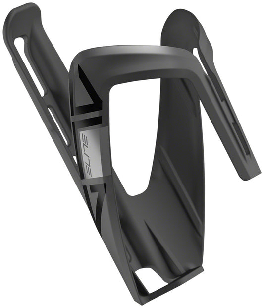 Elite Ala Water Bottle Cage - Soft Touch Matte Black/Black