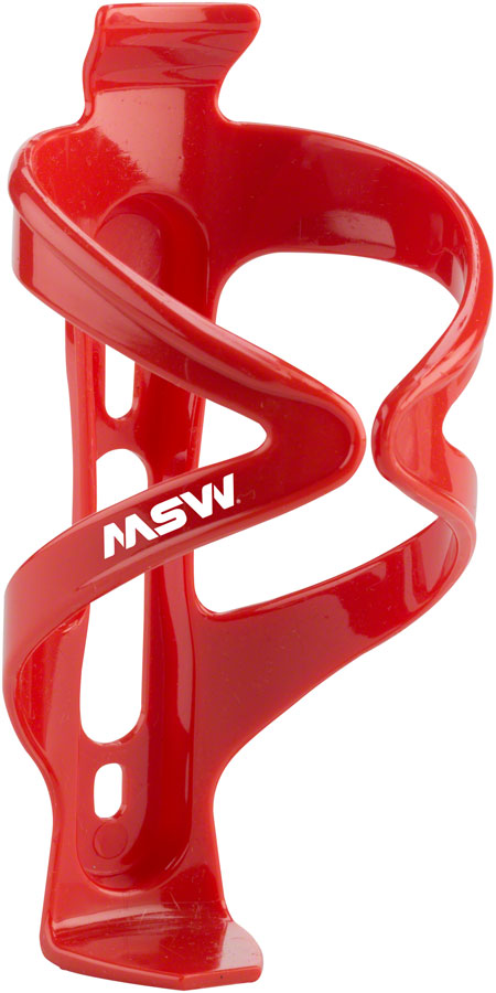 MSW PC-150 Composite Water Bottle Cage Red