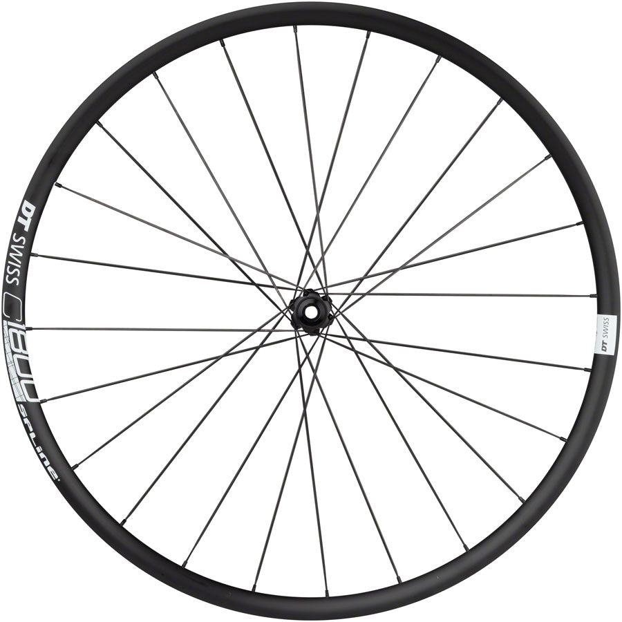DT Swiss C 1800 Spline Front Wheel - 700 12 x 100mm Center-Lock Black